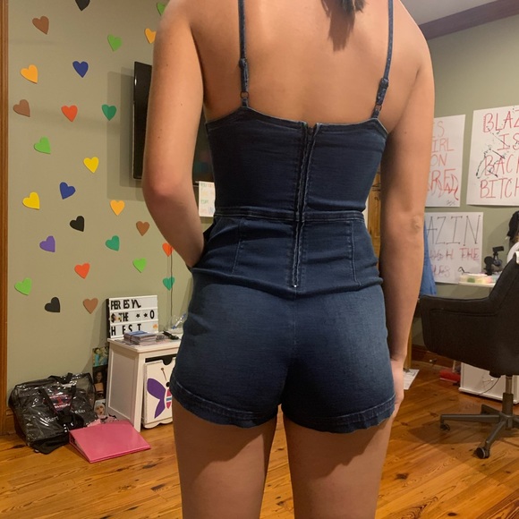 Blue Jean one piece - Picture 3 of 3